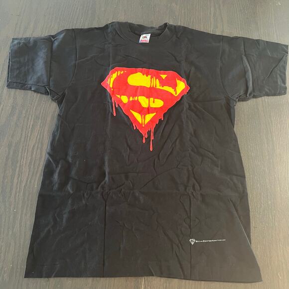 NOS Vintage Single Stitch 1992 Doomsday Death of Superman DC Comics T-Shirt Med - Picture 1 of 11